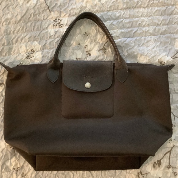 Brown Longchamp Small Pliage Bag - Picture 1 of 10